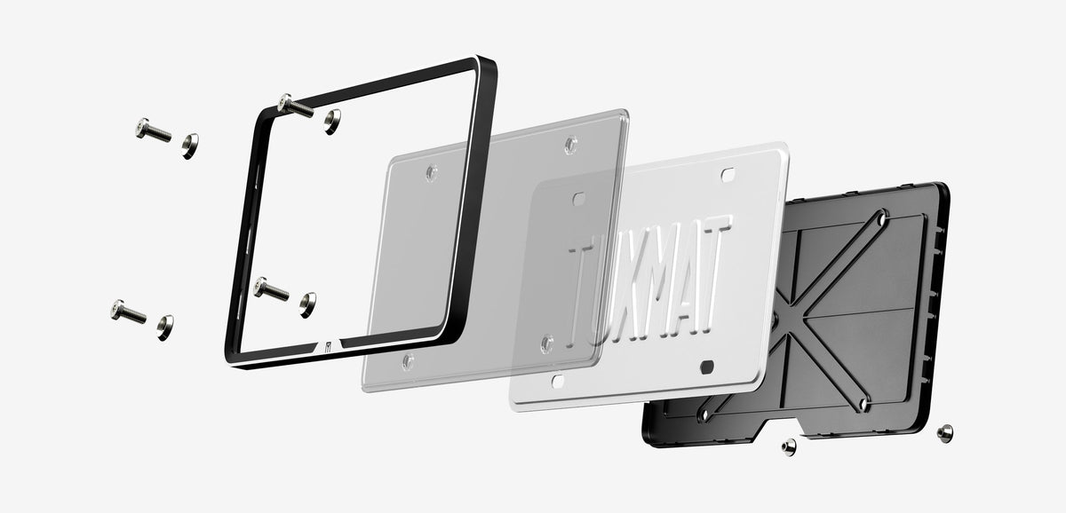 TuxMat Capsule license plate case